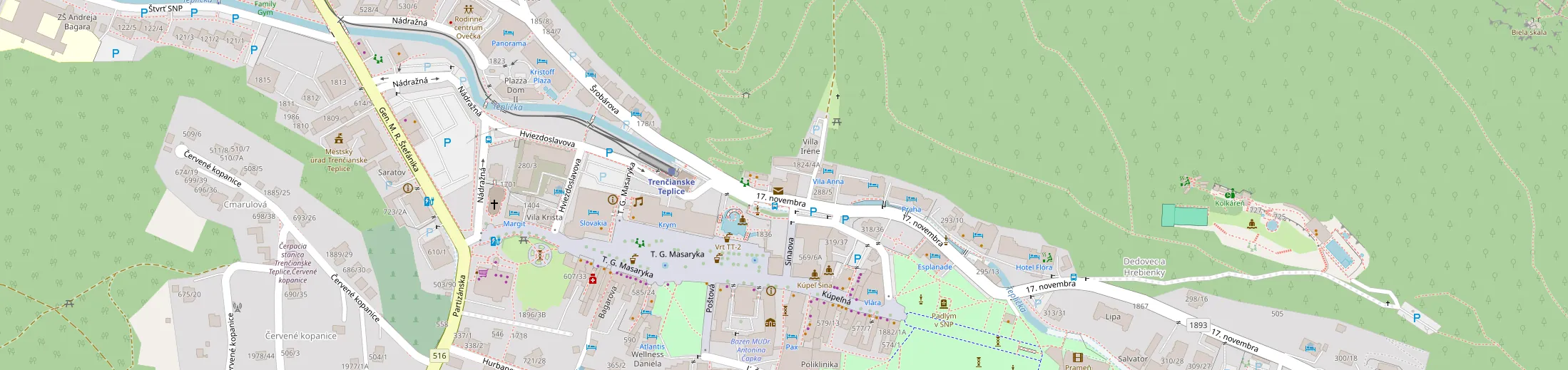 Mapa: 17. novembra 2, 914 51 Trenčianske Teplice